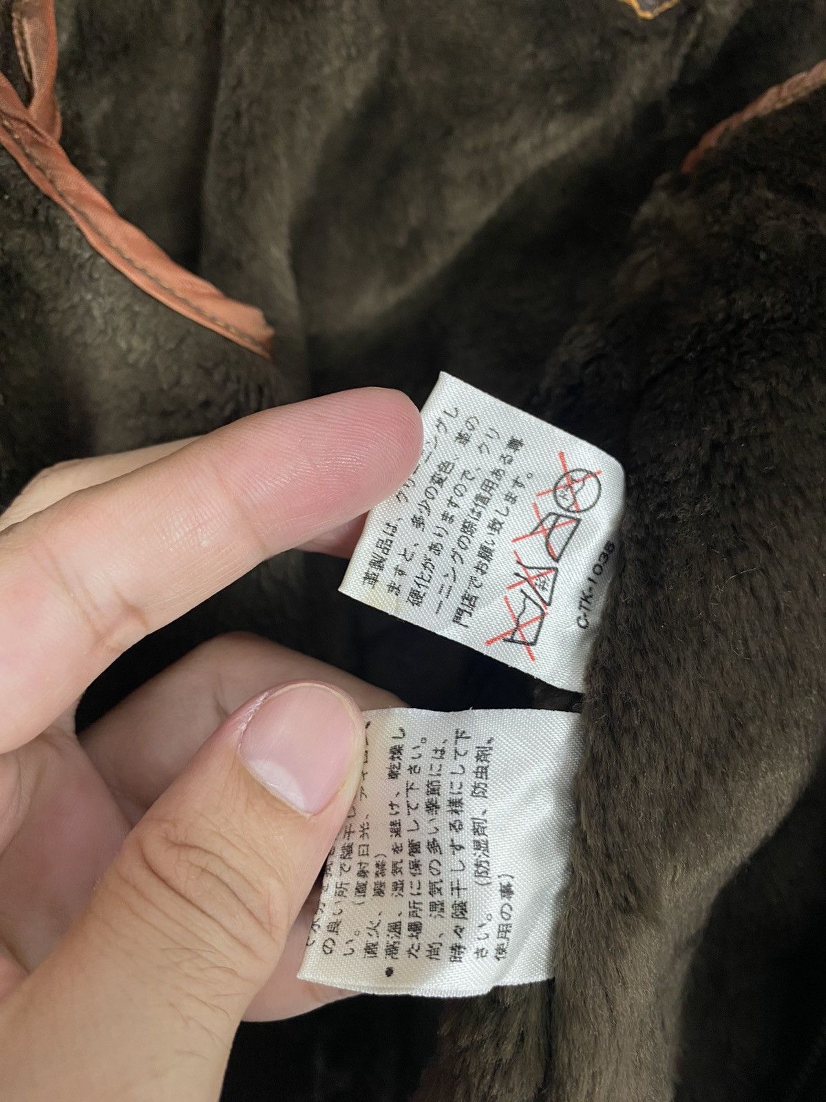 Vintage Rare‼️ Vintage Flight Jacket Sheep Leather Fur Colar Size US M / EU 48-50 / 2 - 10 Thumbnail