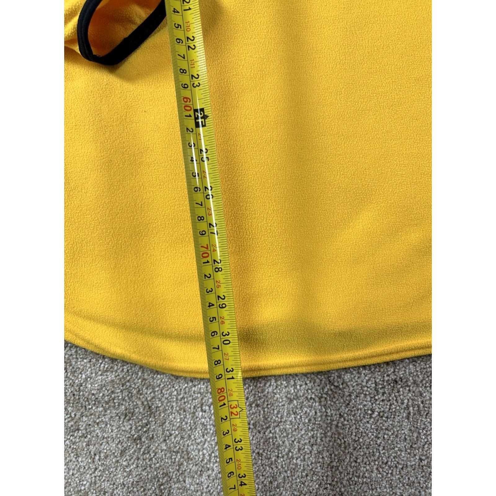 Nike VINTAGE Nike Fleece Quarter Zip Therma-Fit Long Sleeve Yellow Swoosh Mens Large Sweatshirt Size US L / EU 52-54 / 3 - 6 Thumbnail