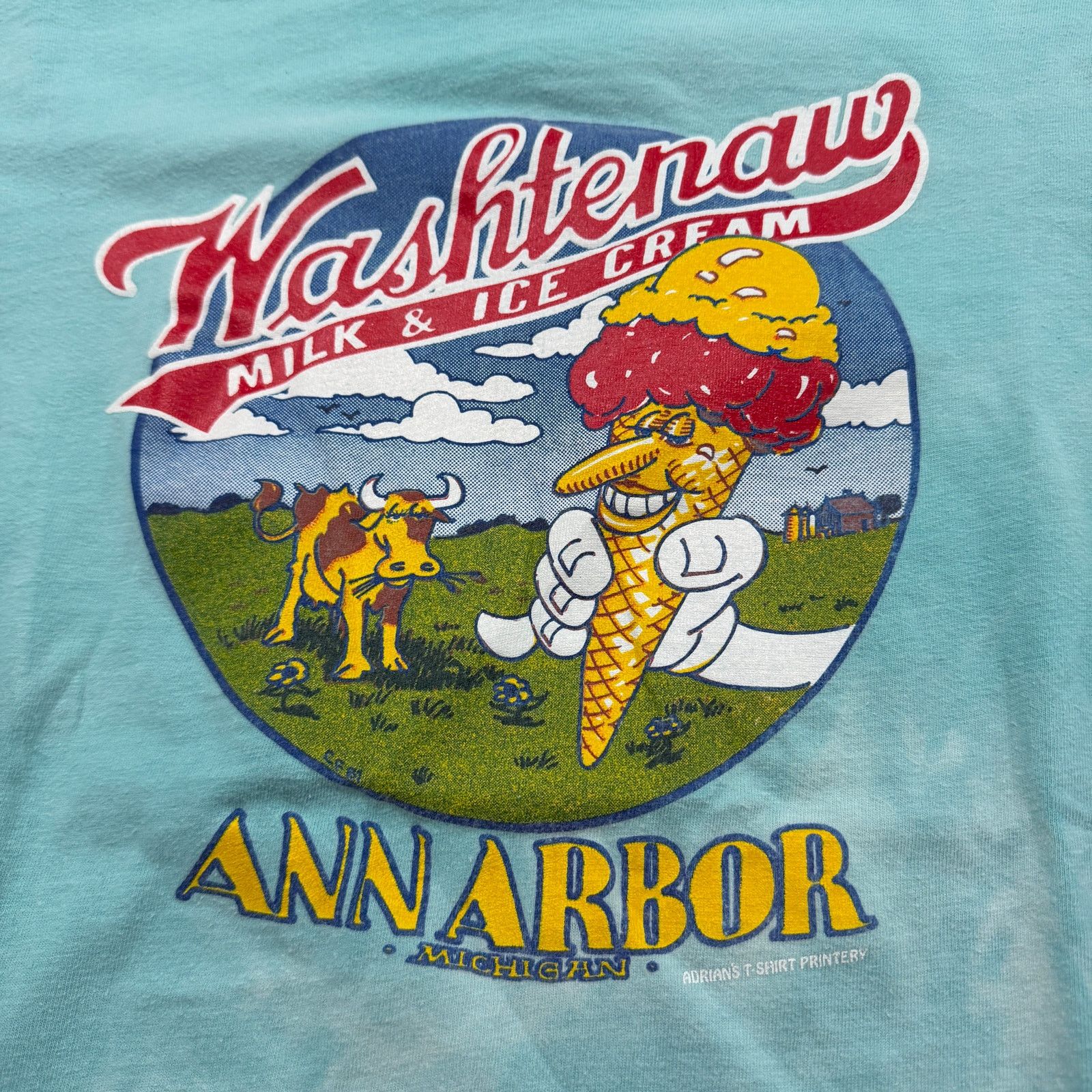 Vintage Vintage Washtenaw Milk & Ice Cream Ann Arbor Shirt Medium Size US M / EU 48-50 / 2 - 4 Thumbnail