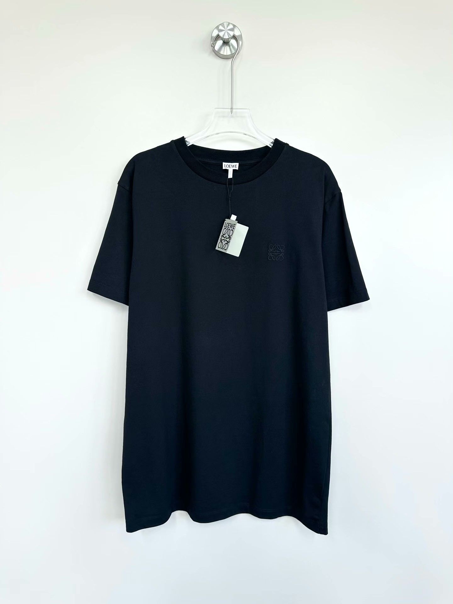 Loewe Loewe Black Embroidered Logo Short-Sleeve T-Shirt XS Size XS / US 0-2 / IT 36-38 - 1 Thumbnail