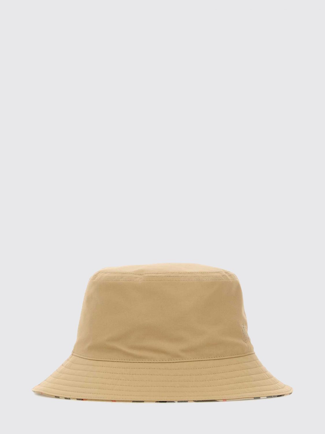 Burberry Burberry Hat Men Beige Size ONE SIZE - 1 Thumbnail