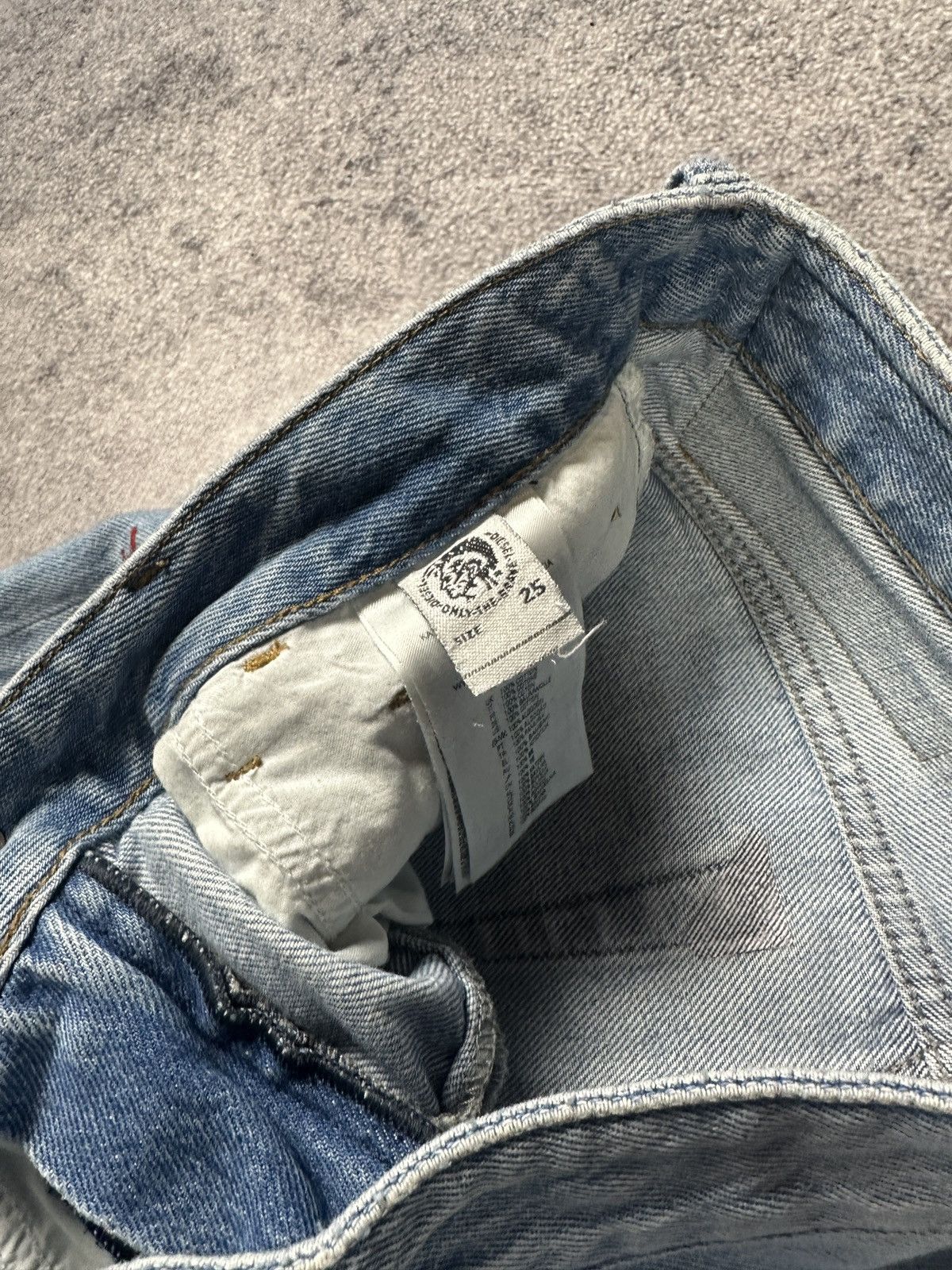 Diesel Y2K Casual Jeans Diesel D-Reggy Pants Avant Garde Opium Rare Size 25" / US 0 / IT 36 - 6 Thumbnail