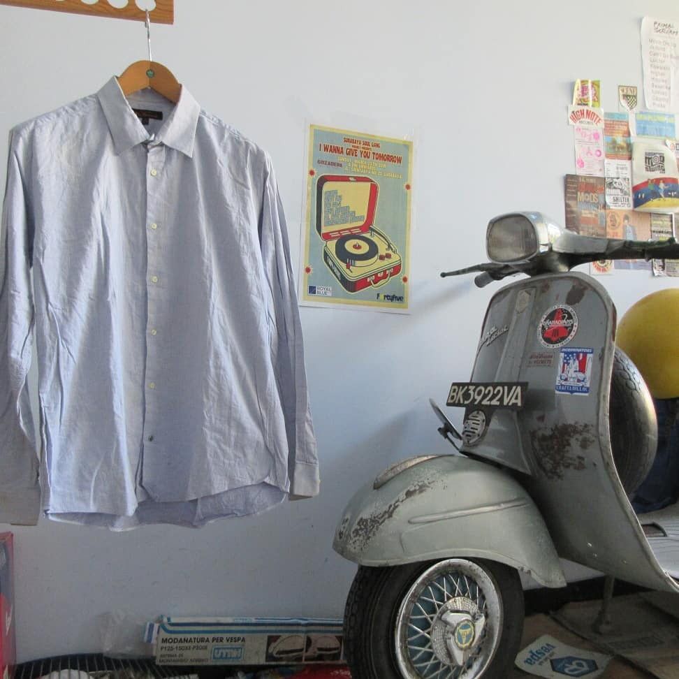 Ben Sherman ben sherman light blue stripe shirt long Sleeves button up Size US L / EU 52-54 / 3 - 2 Thumbnail