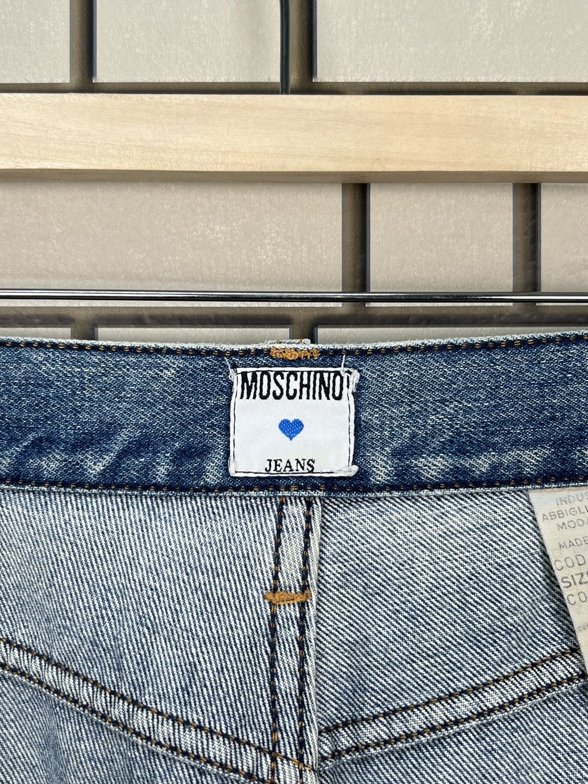 Moschino × Vintage Moschino Acid Wash Vintage Jeans Pants Size US 30 / EU 46 - 17 Thumbnail