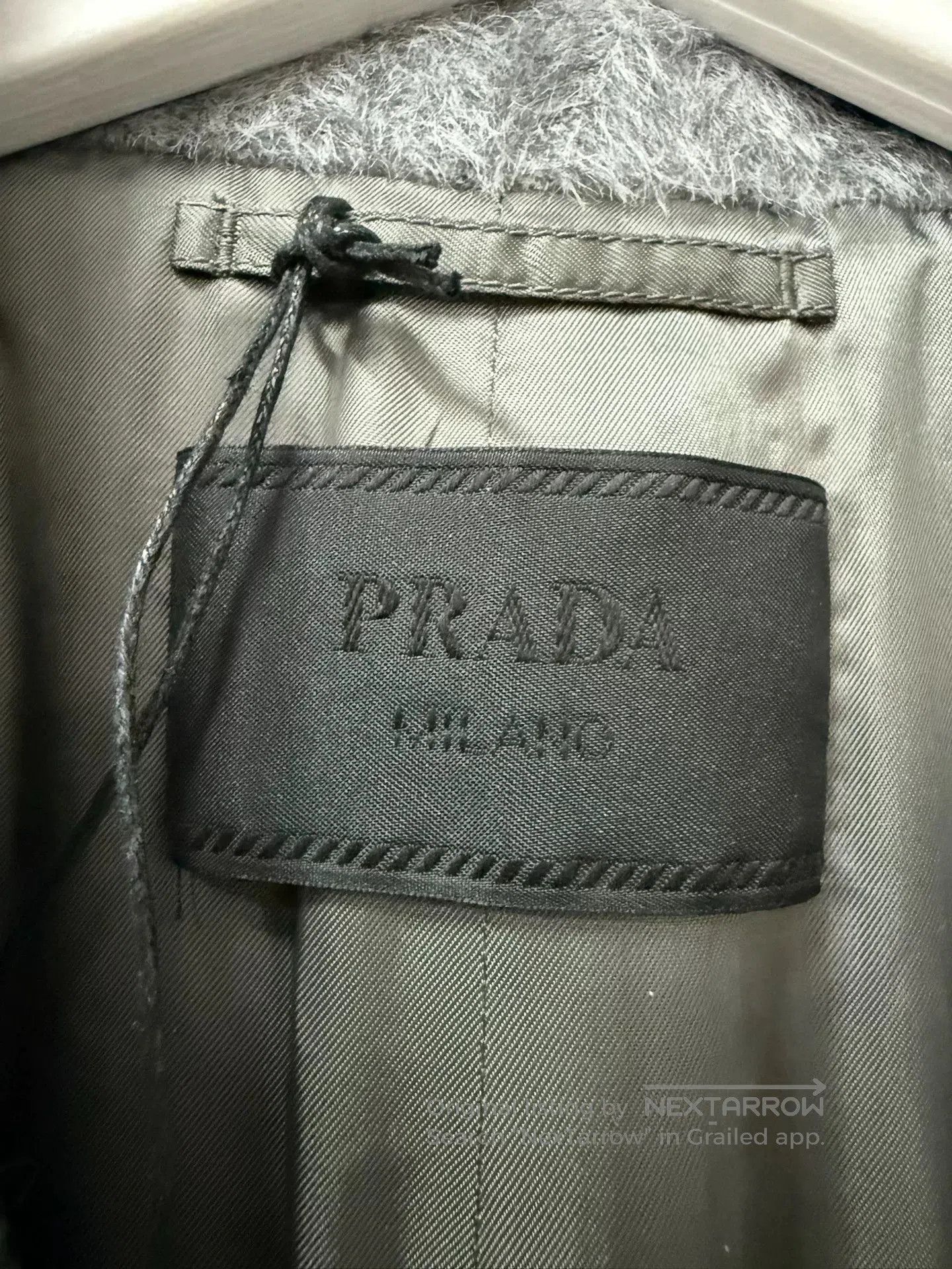 Prada Gray Overcoat.