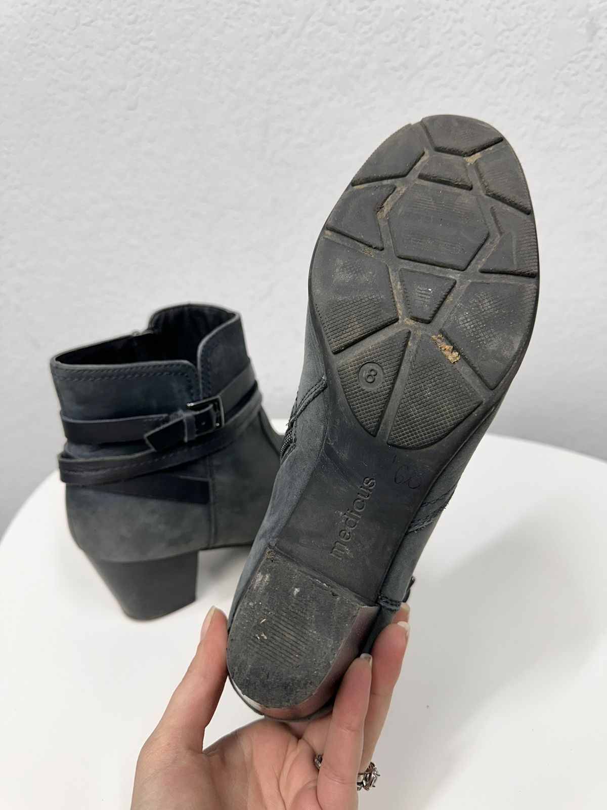 A.S.98 WOW😻 A.S.98 BEIGE LEATHER ANKLE WESTERN VINTAGE ISSEY MIYAKE Size US 8 / EU 41 - 11 Thumbnail
