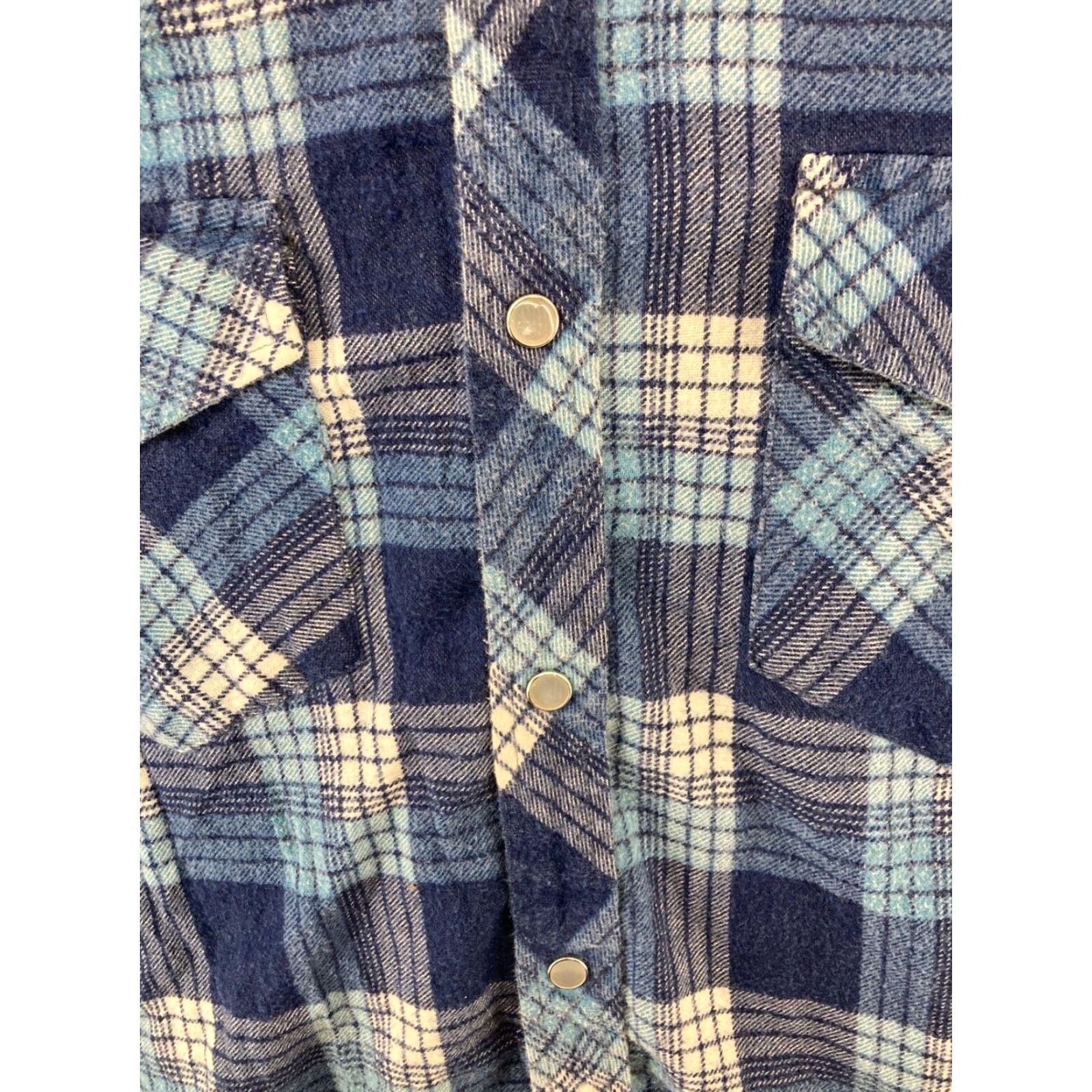 Vintage VINTAGE BJR RANCH WEAR Pearl Snap Western Shirt Mens L Long Sleeve Plaid Size US L / EU 52-54 / 3 - 5 Thumbnail