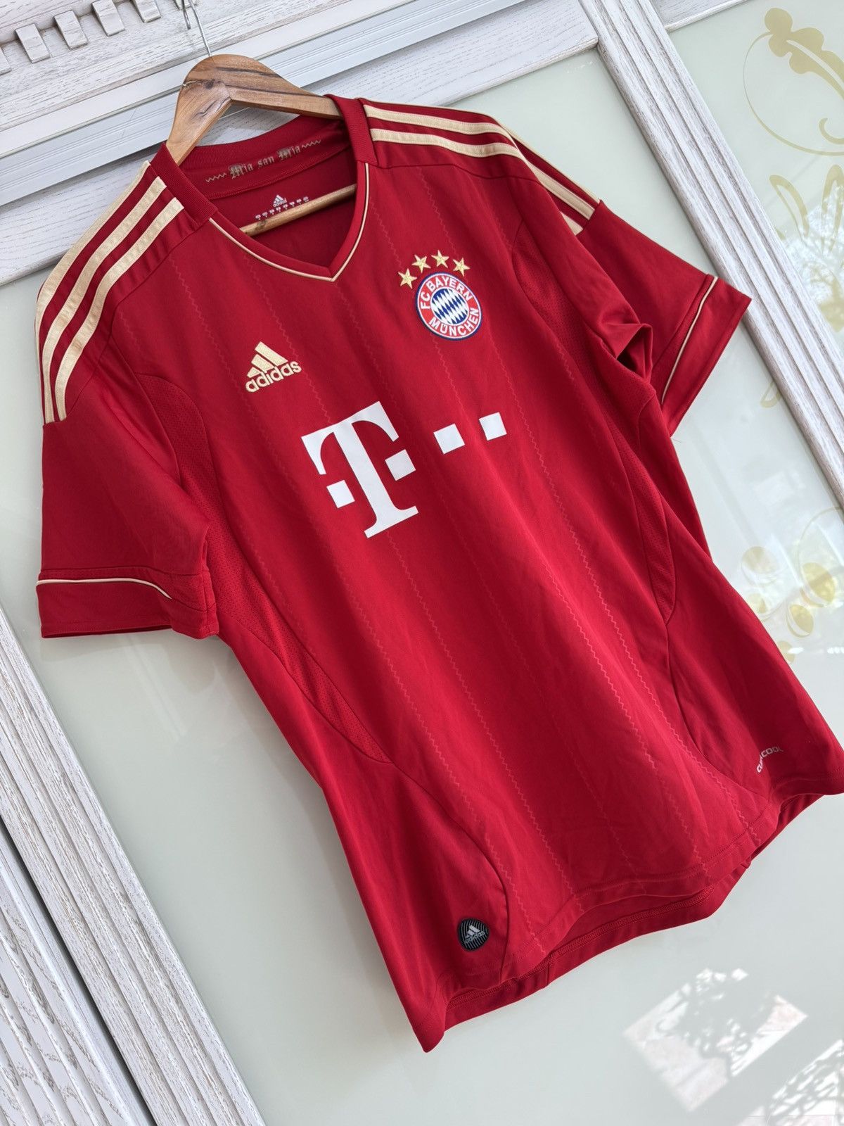 Adidas Bayern Munich 2012/13 Away Soccer Jersey Football Kit Shirt Size US M / EU 48-50 / 2 - 5 Thumbnail