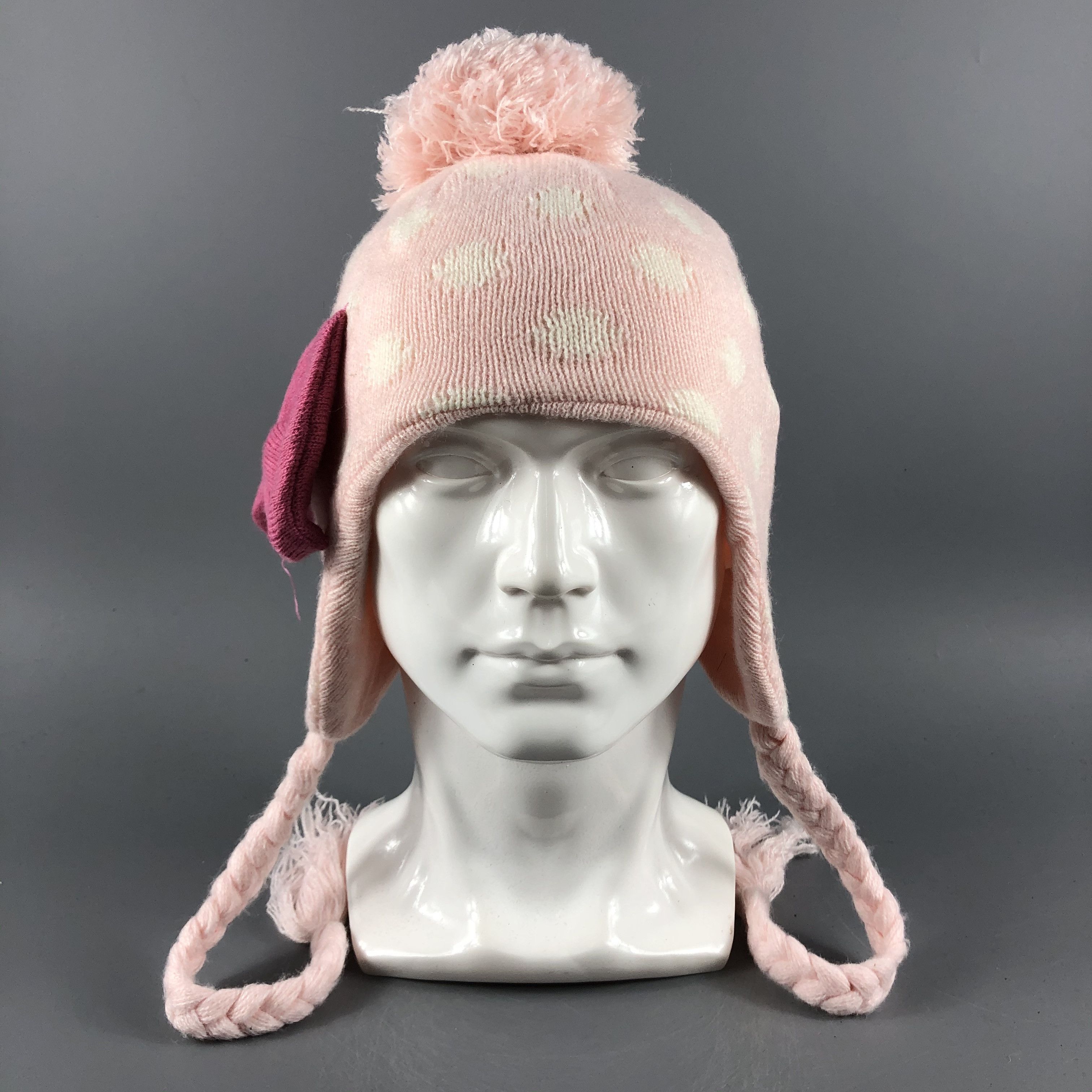image of Vintage Hats Ear Flap Beanie Knit Snow Cap B611, Men's