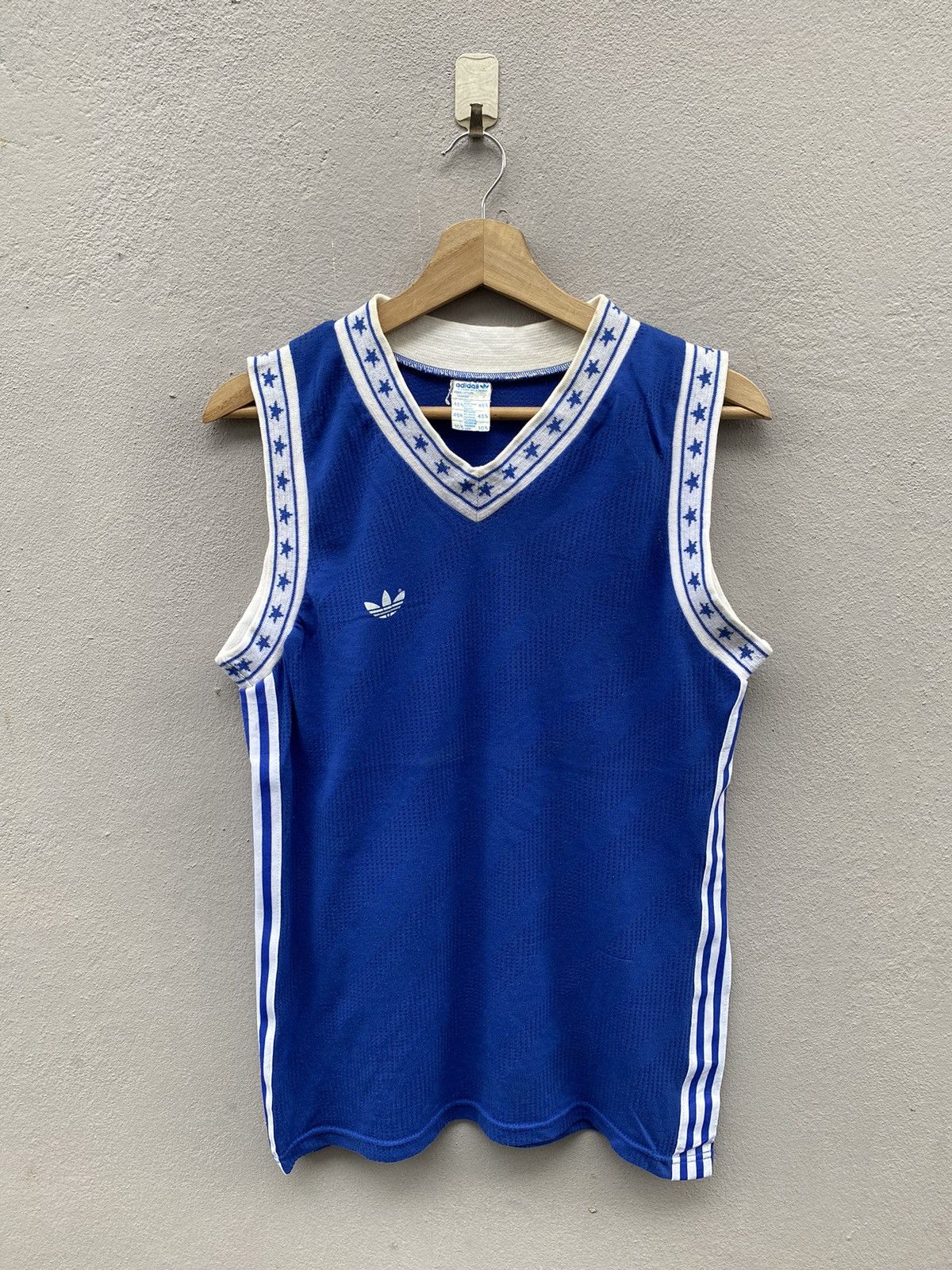 Adidas Vintage RARE 1970’s OG ADIDAS Production Ventex “France” Size US S / EU 44-46 / 1 - 1 Thumbnail