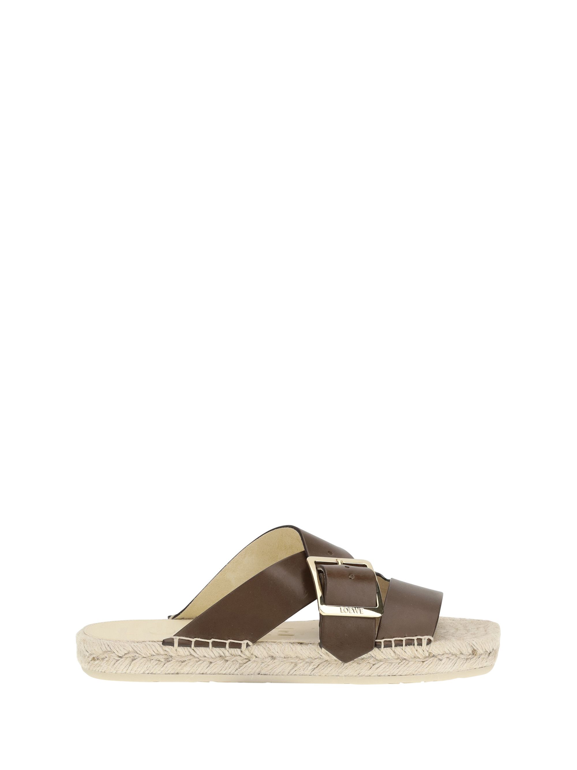 Loewe Leather Petal Espadrilles Shoes, Women's (Size 10)