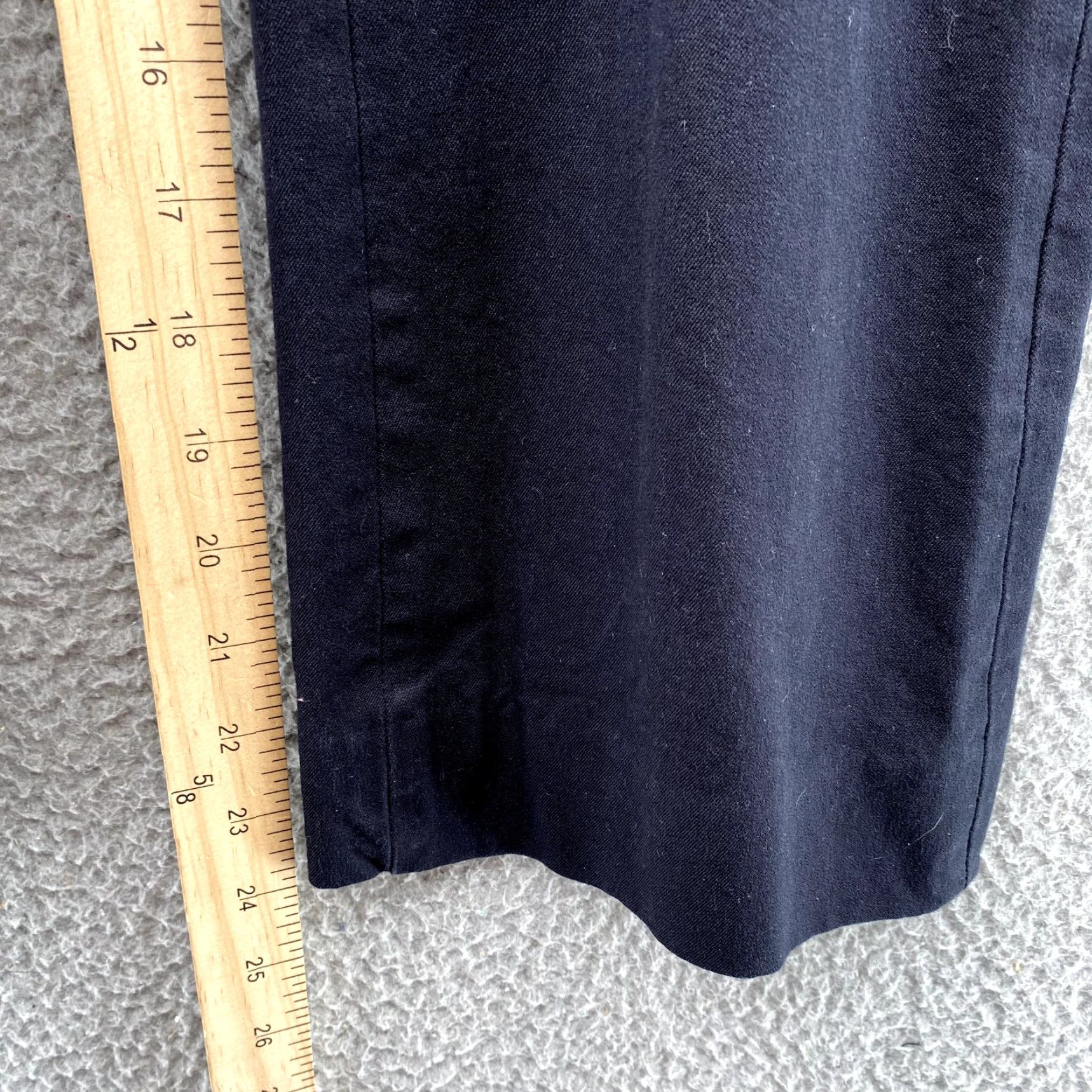 Everlane Everlane Pants Women Adult 8 Black Ankle Mid Rise Stretch Side Zip Size 30" / US 8 / IT 44 - 6 Thumbnail