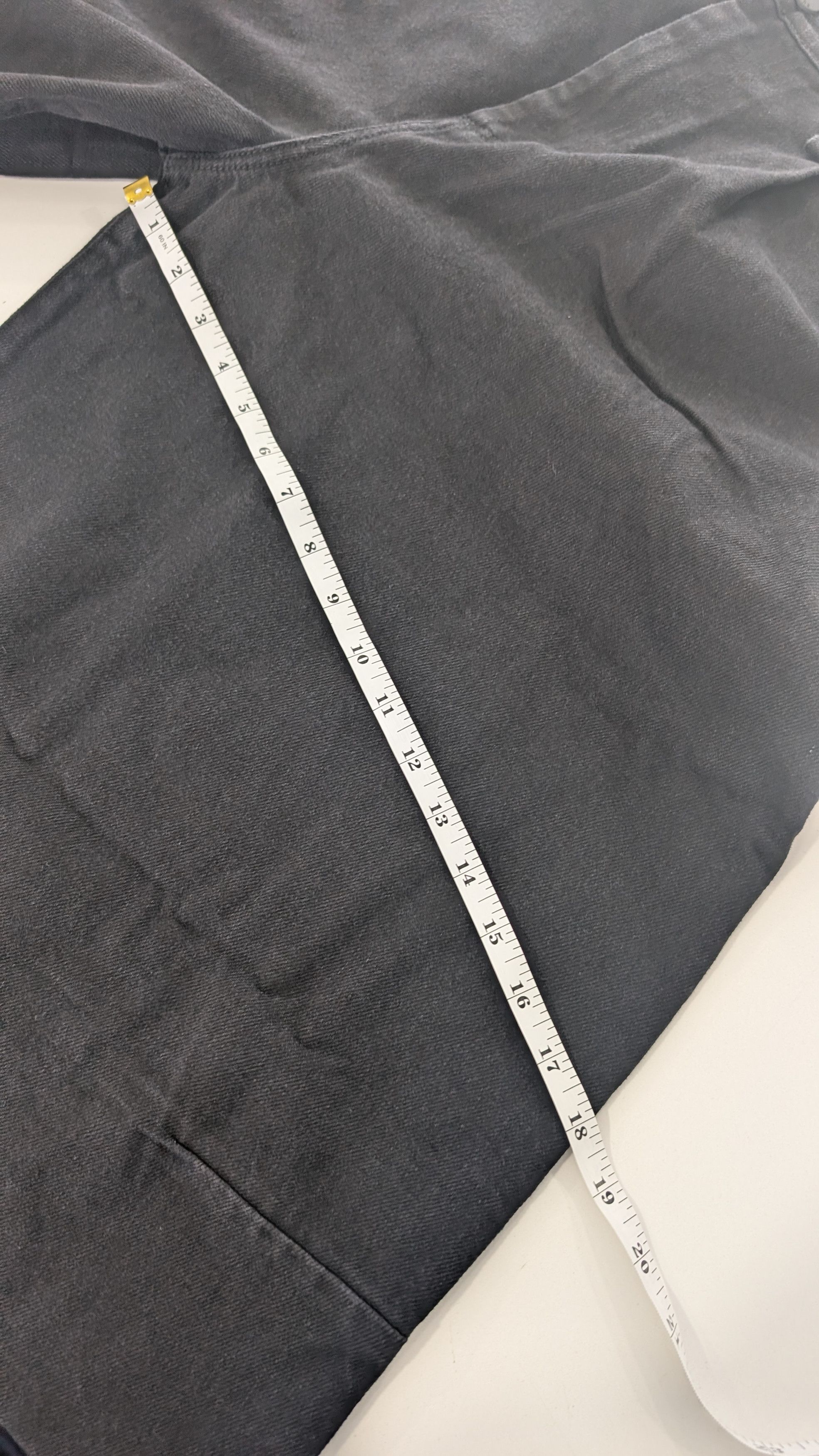 Simone Rocha SIMONE ROCHA Mens Black Wide Leg Puddle Jeans Rhinestone Size US 32 / EU 48 - 16 Thumbnail