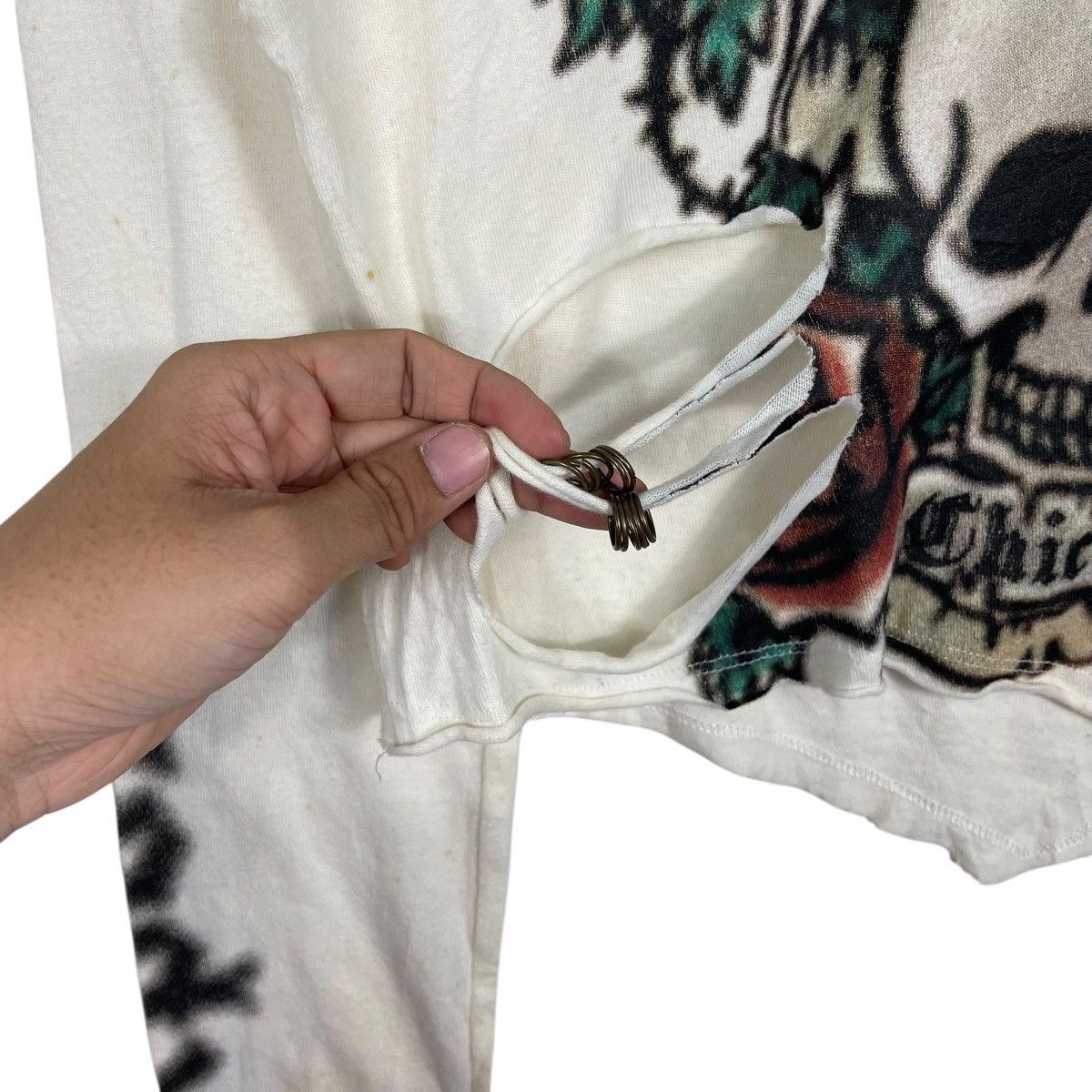 Dig Deep Japanese Brand Dig Deep Skull Punk Tee Size L / US 10 / IT 46 - 8 Thumbnail