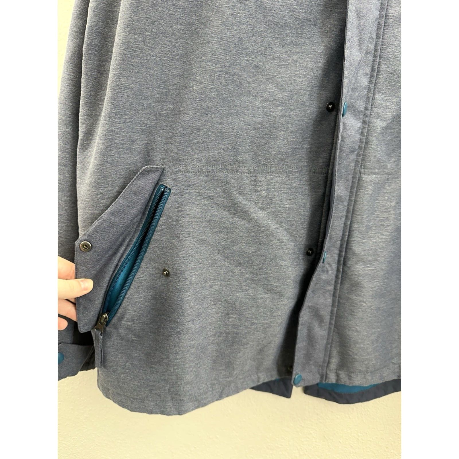 Under Armour Under Armour MTN Mens Jacket Size 2XL Blue Zip Up Hooded Snow Ski Fleece Lined Jacket Size US XXL / EU 58 / 5 - 3 Thumbnail