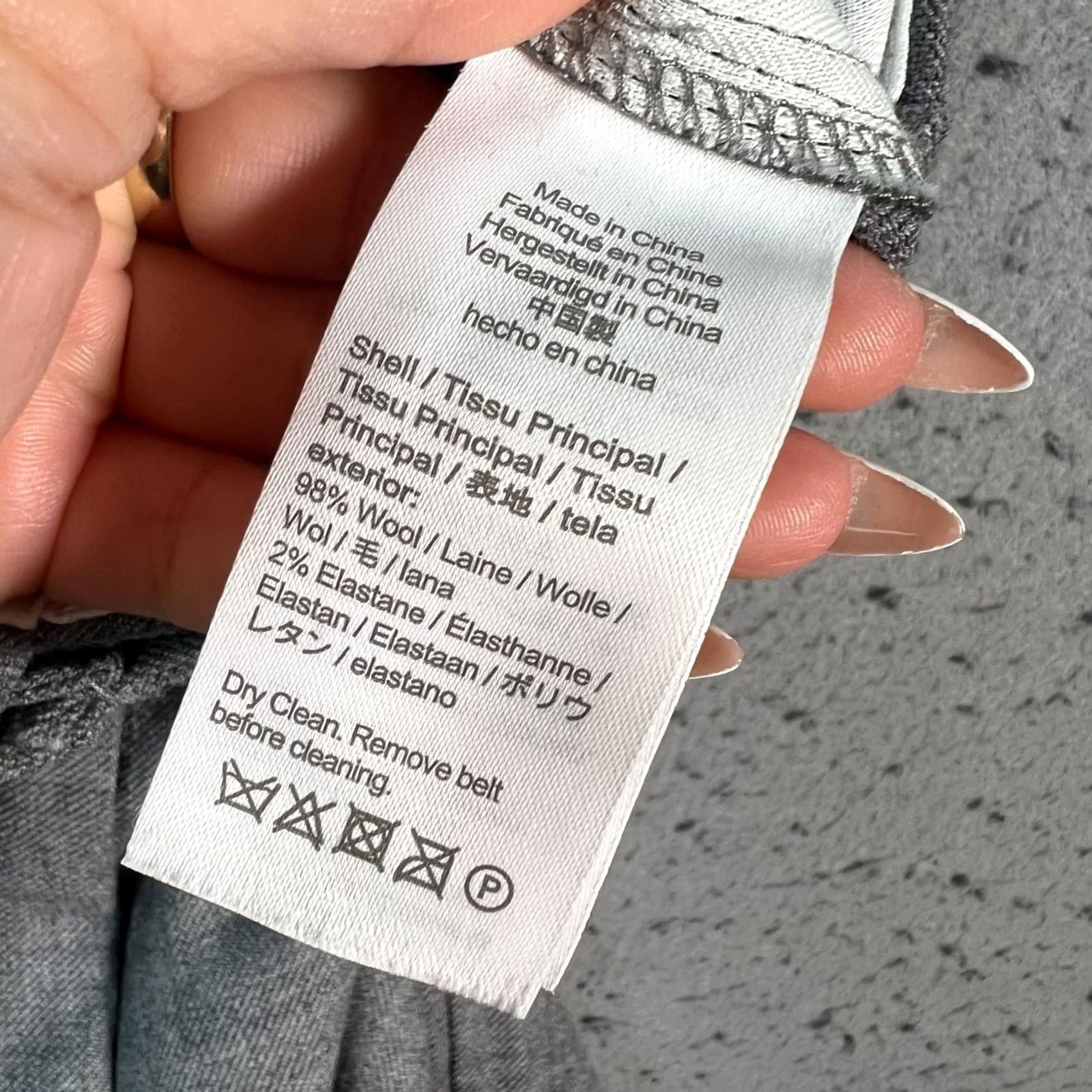 J.Crew J.CREW Womens 00 Gray Wool-Blend Pleated Dress Pants w/ Belt Pants Dress Mens Mens Girls Ladies Size 24" / US 00 / IT 34 - 4 Thumbnail