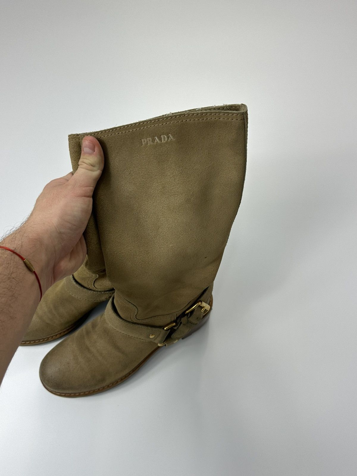 Prada Prada Suede Leather Boots 6 US Size Size US 6 / IT 36 - 14 Thumbnail
