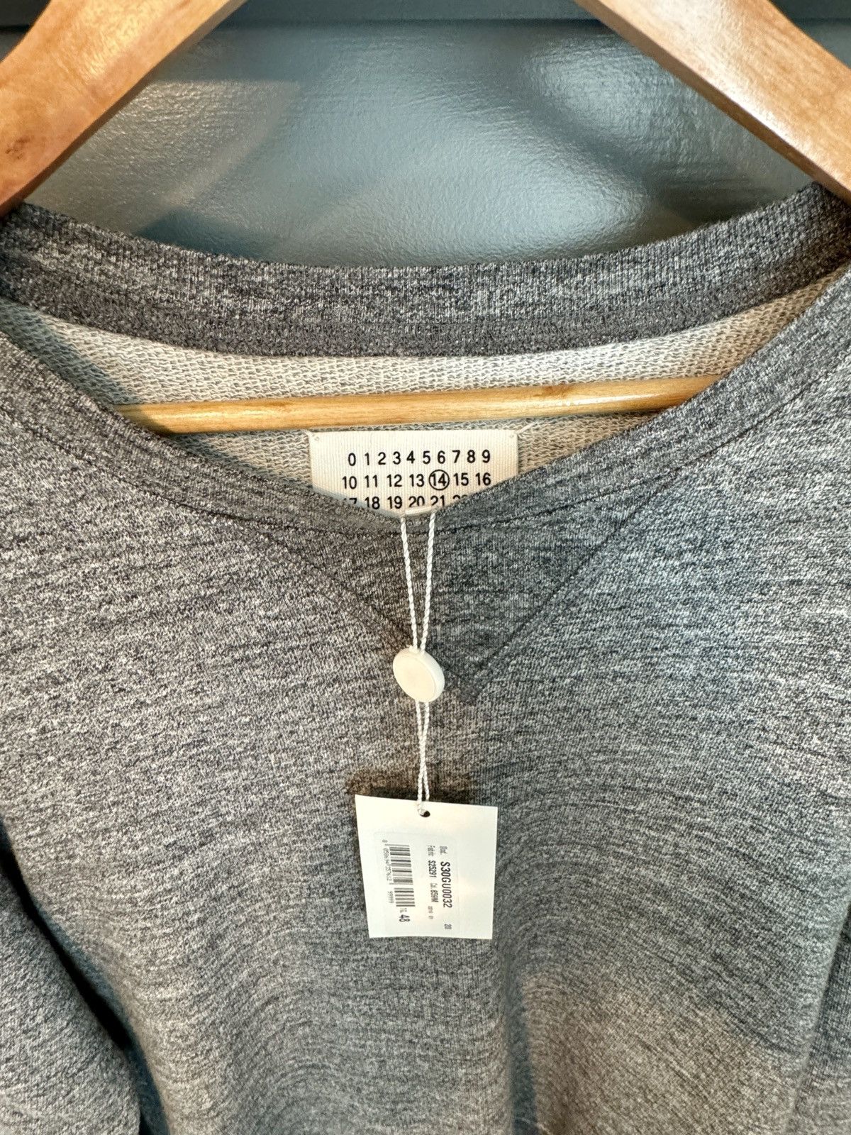 Maison Margiela MARGIELA SS16 ELBOW PATCH SWEATER Size US M / EU 48-50 / 2 - 4 Thumbnail