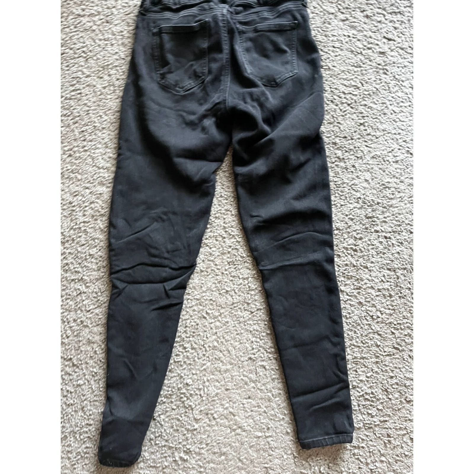 Vintage Celebrity Pink Walker Skinny Jeans Black Rinse 7/28 Juniors' Super-Soft Comfort Pockets Stretch Denim 5-Pocket Design Regular Size 7/28 Women Size 28" / US 6 / IT 42 - 3 Thumbnail
