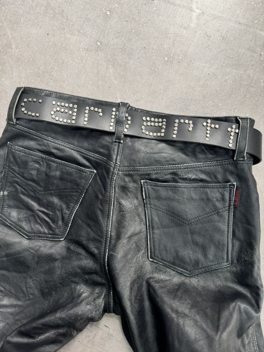 Carhartt Carhartt studded leather avant garde belt y2k street fashion Size ONE SIZE - 6 Thumbnail