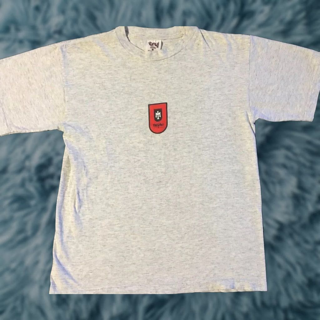 Billabong VINTAGE Mossimo Faded Shirt S Surf Skate Grunge Gotcha Quiksilver OP Rusty Y2K Shirt Gray Short Sleeve Billabong Boardriding Graphic Tee Mens Size US S / EU 44-46 / 1 - 1 Thumbnail