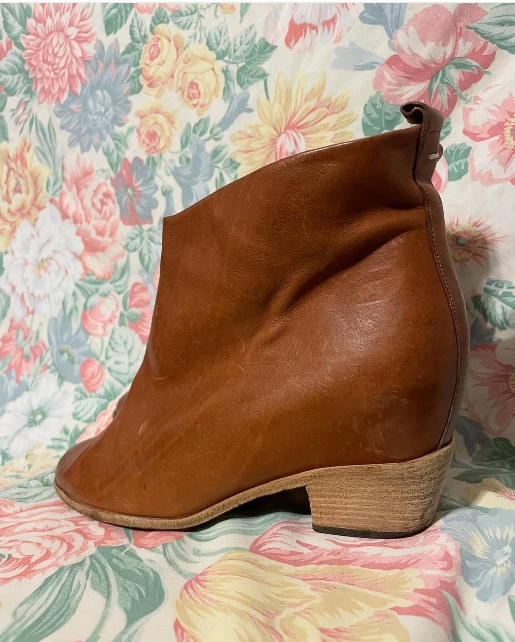 Maison Margiela Maison Margiela Leather Hidden Wedge Ankle Boots - Size 41 Size US 8 / IT 38 - 10 Thumbnail