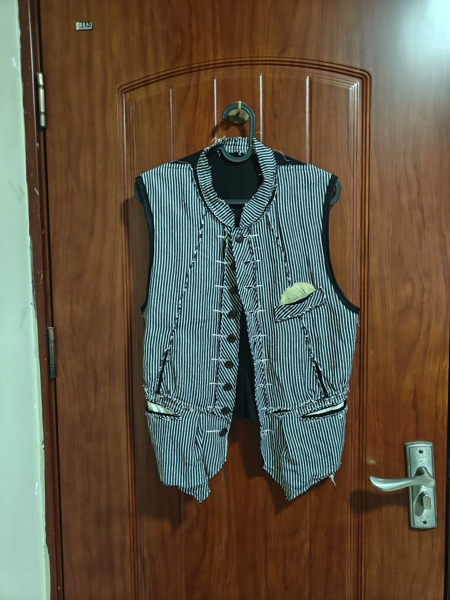 Takahiromiyashita The Soloist. The Soloist Walnut Stripe Deerskin Vest Size US M / EU 48-50 / 2 - 1 Thumbnail