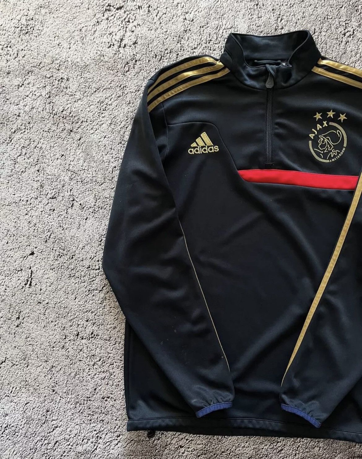 Vintage Adidas Ajax Football Jacket Track Top Sweatshirt 2013 Soccer Size US S / EU 44-46 / 1 - 3 Thumbnail