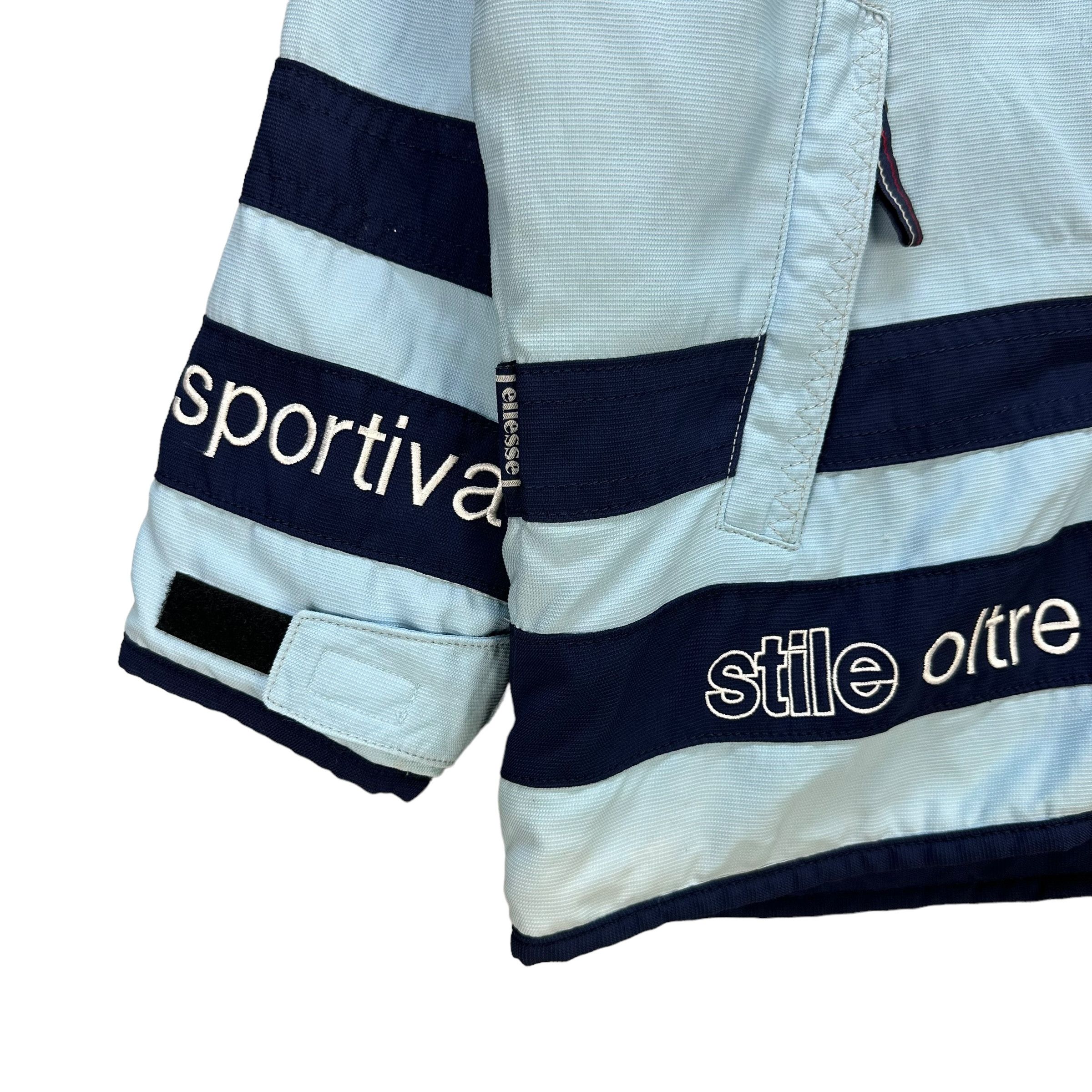 Ellesse Vintage ELLESSE Light Blue Hooded Ski Jacket #A42-0961 Size US L / EU 52-54 / 3 - 5 Thumbnail
