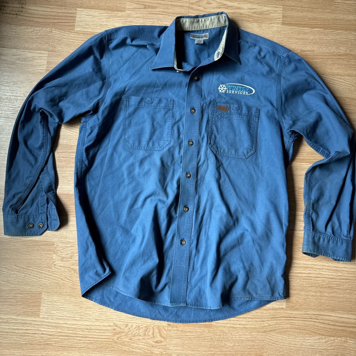 Carhartt Blue Vintage 90s Carhartt size Large Size US L / EU 52-54 / 3 - 7 Thumbnail