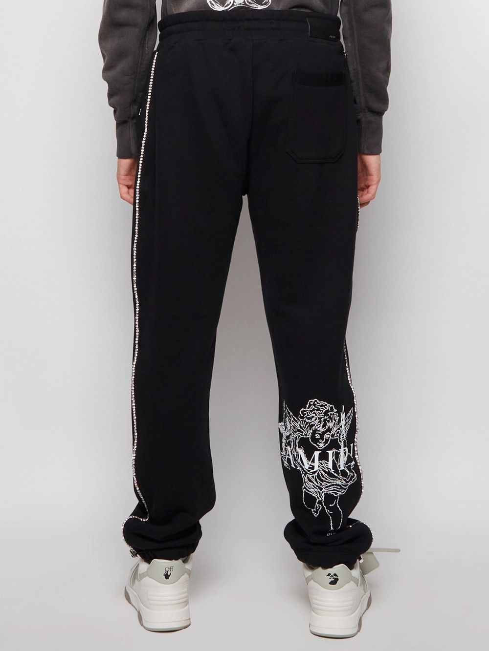 Amiri o1mle0426 Amiri Crystal Sweatpants & Joggers in Black Size US 36 / EU 52 - 5 Thumbnail