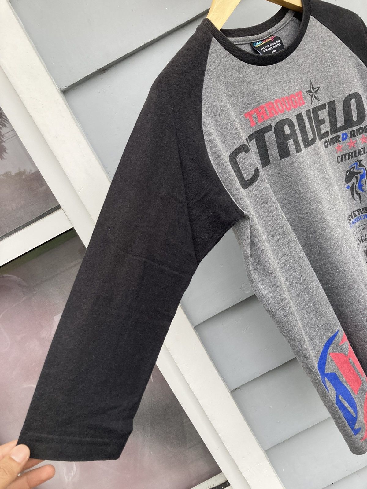 Japanese Brand × Vintage Japanese Raglan Poem Vintage Streetwear Size US M / EU 48-50 / 2 - 4 Thumbnail