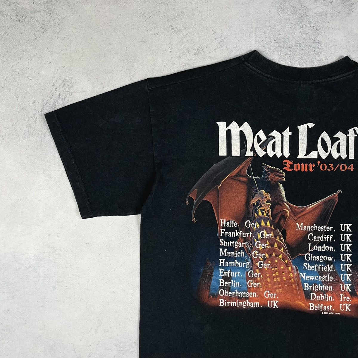 Band Tees Vintage Meat Loaf Rock Band Tour T Shirt 2003/2004 Size US M / EU 48-50 / 2 - 17 Thumbnail