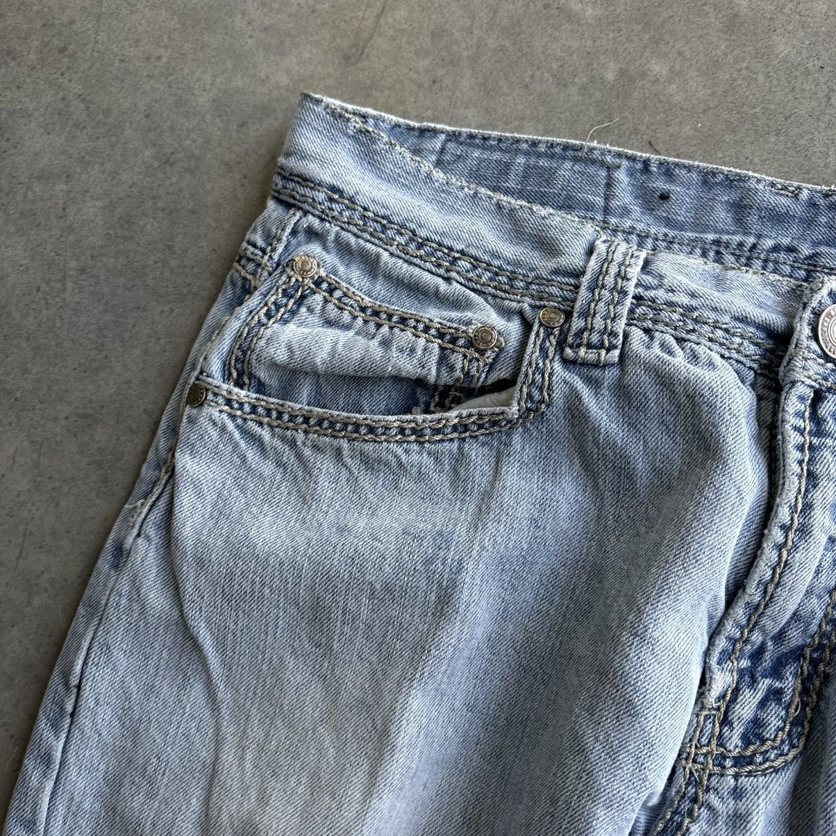 Southpole Vintage Y2K Reward Jeans Baggy Wide Leg Skater Style Wash Size US 32 / EU 48 - 7 Thumbnail
