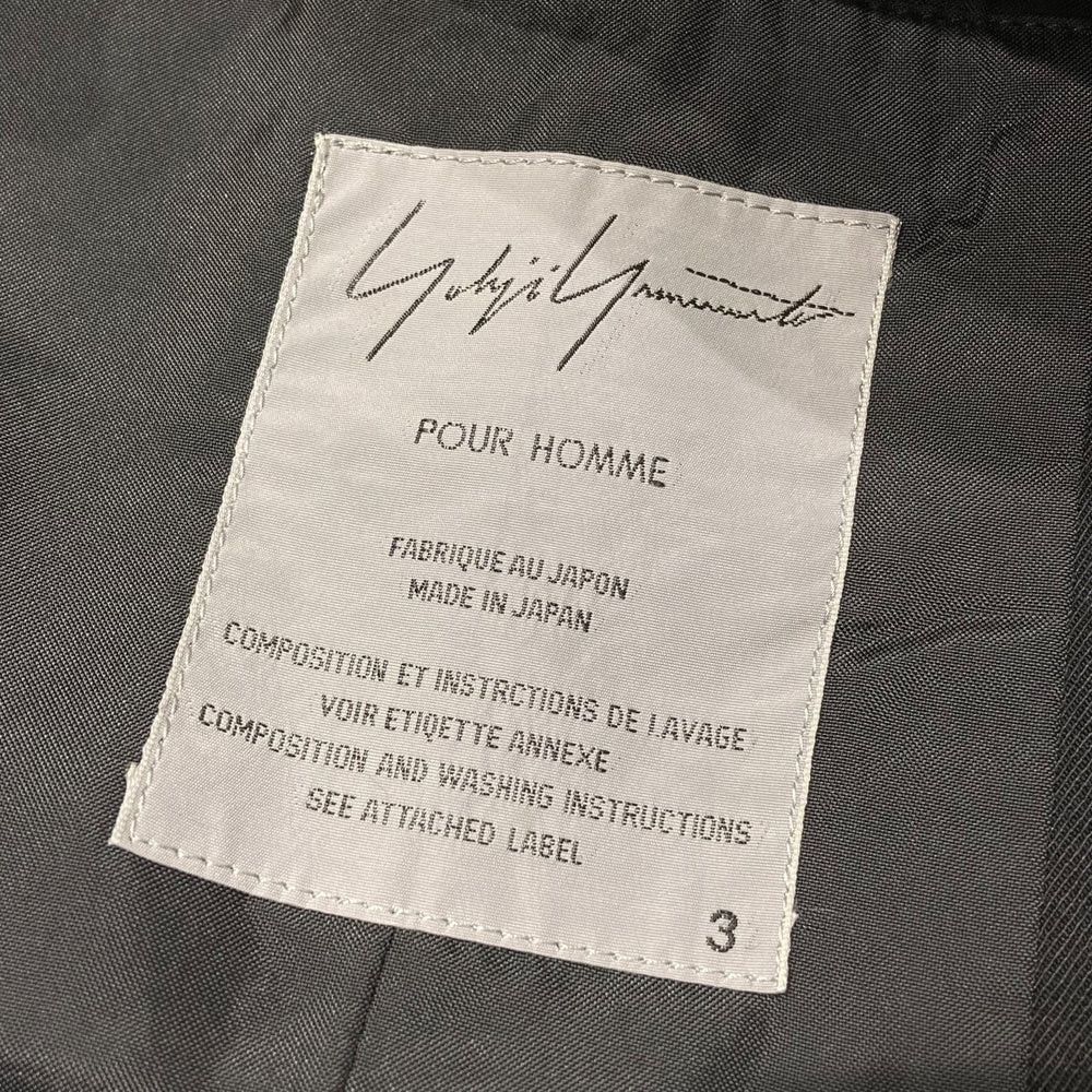 Yohji Yamamoto Yohji Yamamoto pour homme/HT-J60-101 Collarless Jacket Size US L / EU 52-54 / 3 - 7 Thumbnail