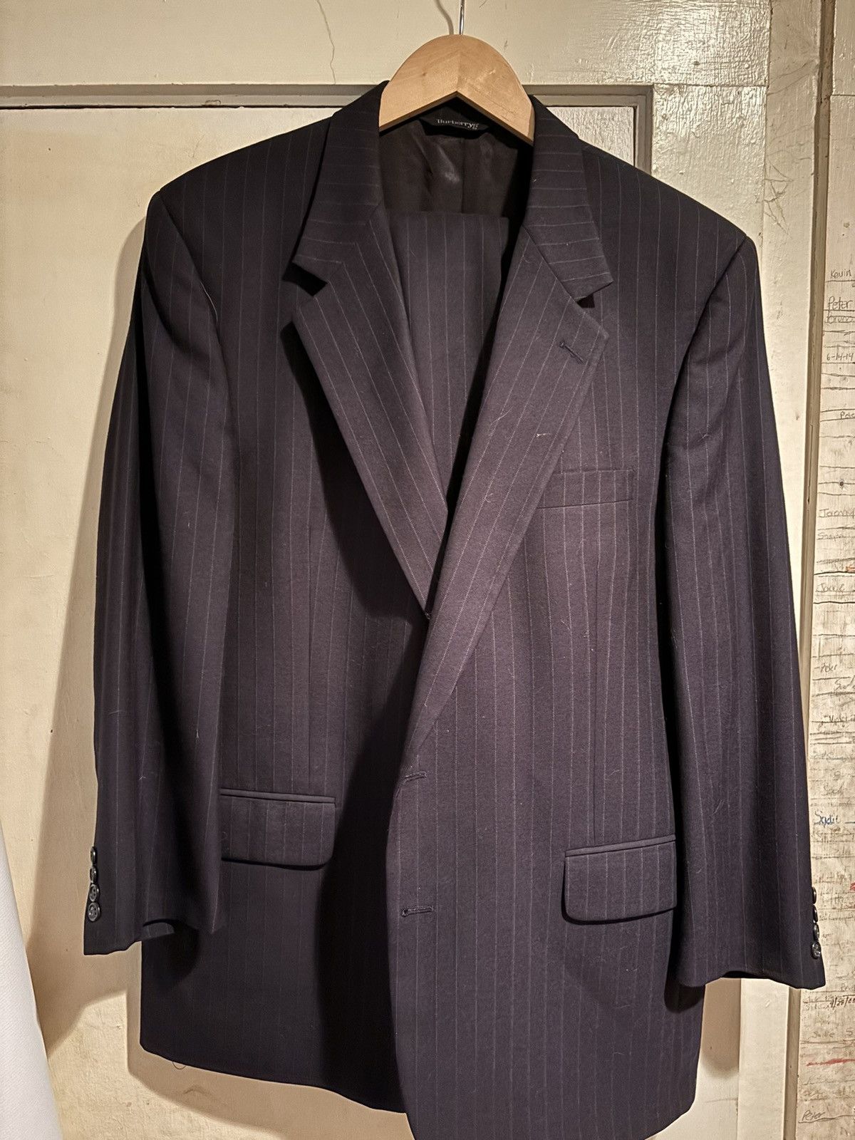 Burberry 3 piece suit xxl best sale