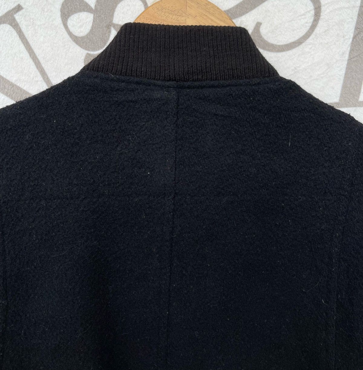 Issey Miyake 🔥Vintage 80's Steam Boat Japan Leather Sleeve Bomber Jacket Size US M / EU 48-50 / 2 - 16 Thumbnail