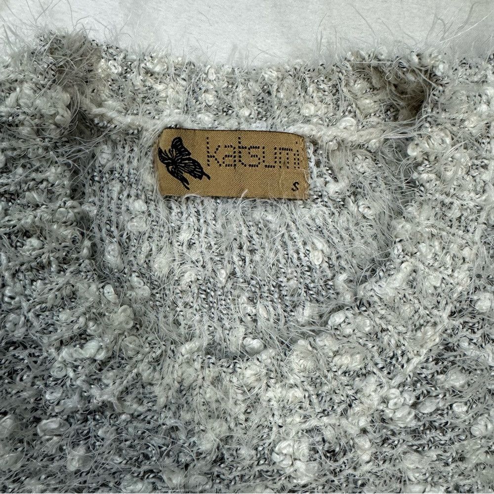Other Katsumi Grey Knit Fuzzy Sweater Tunic Size S Size S / US 4 / IT 40 - 7 Thumbnail