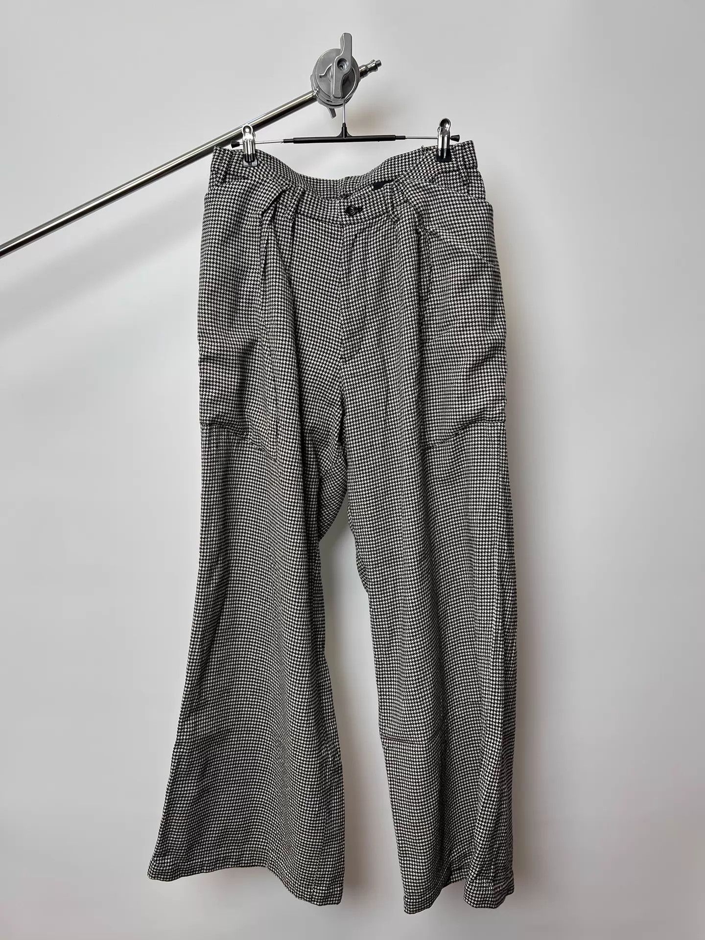 Sulvam Sulvam 20aw Check Wool Back Special Cut Pants M Size 27" / US 4 / IT 40 - 1 Thumbnail