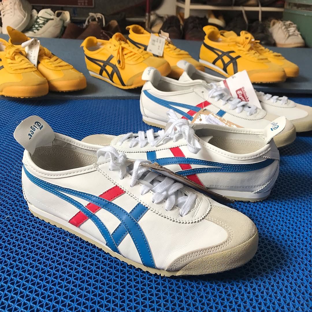 Onitsuka Tiger Onitsuka Tiger MEXICO 66 White Blue French Stripe 44 euR Size US 11 / EU 44 - 8 Thumbnail