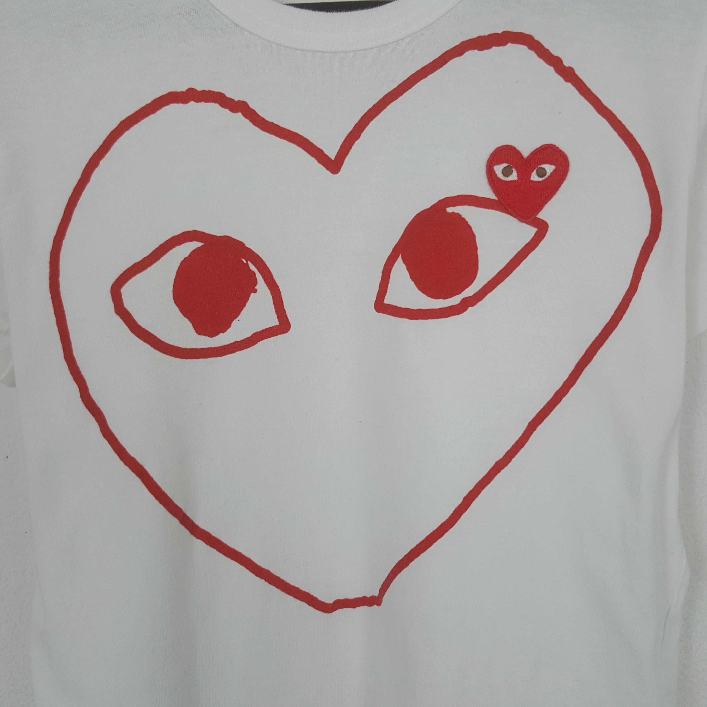 Comme des Garcons PLAY Vintage Comme des Garcons PLAY Women Tshirt Size S / US 4 / IT 40 - 2 Thumbnail