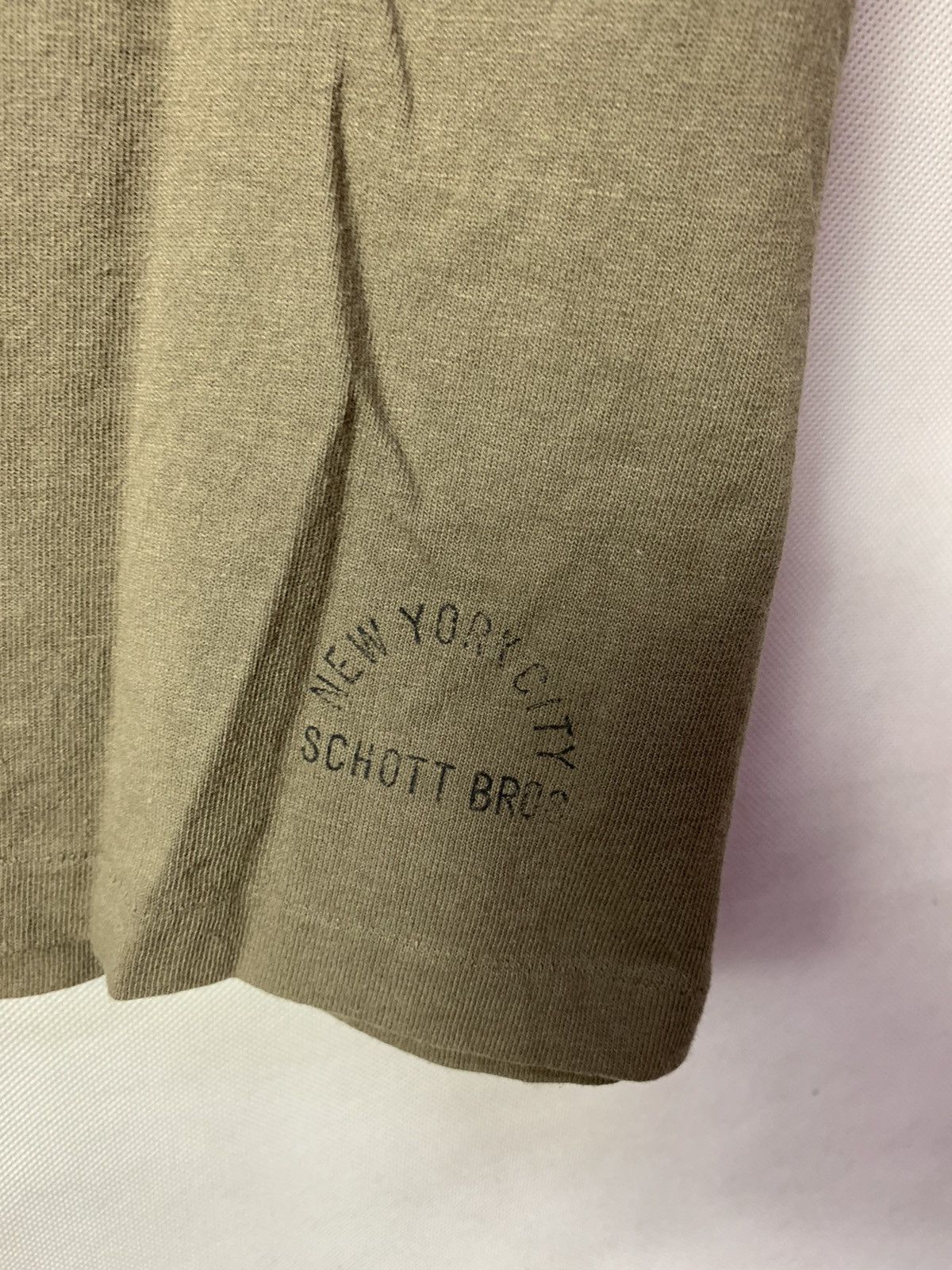 Schott 🔥 Schott Perfecto NYC Plain Pocket Tee Biker Size US S / EU 44-46 / 1 - 3 Thumbnail