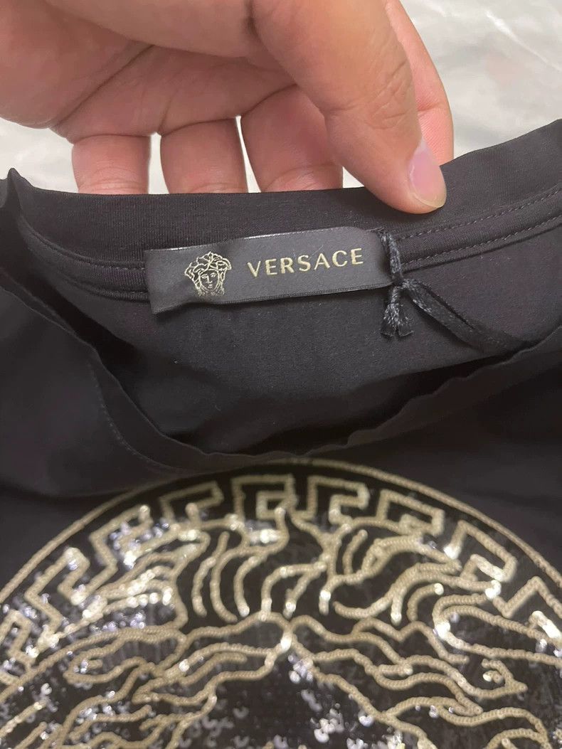 Versace Versace Sequined short sleeves Size US M / EU 48-50 / 2 - 2 Thumbnail