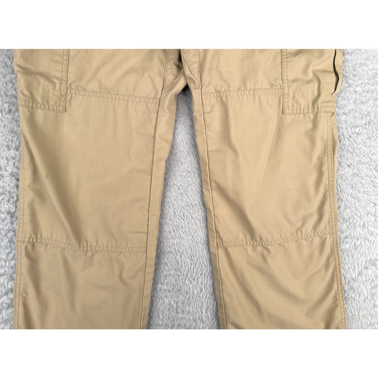 Vintage 5.11 Tactical Pants Women Cargo 2 Beige Rip-Stop Straight 30x29 Knit? Size 26" / US 2 / IT 38 - 3 Thumbnail