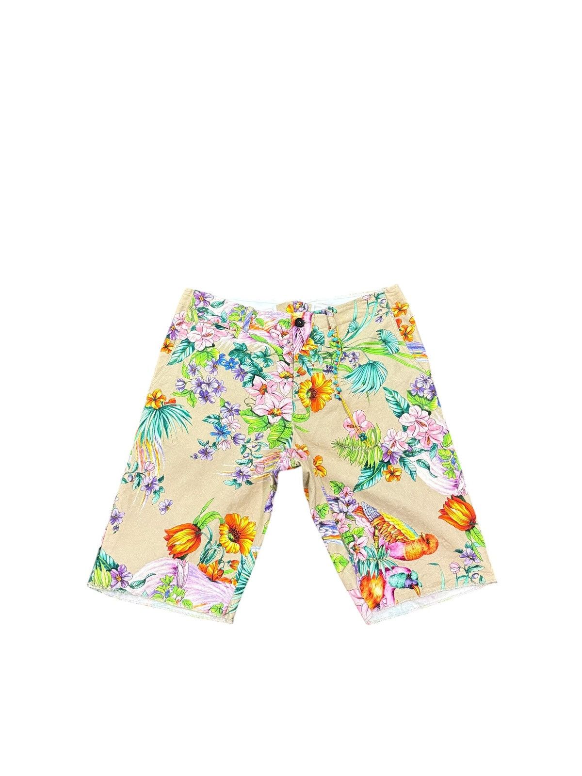 Handmade THE EDITOR FLORAL SHORT PANT Size US 31 - 1 Thumbnail