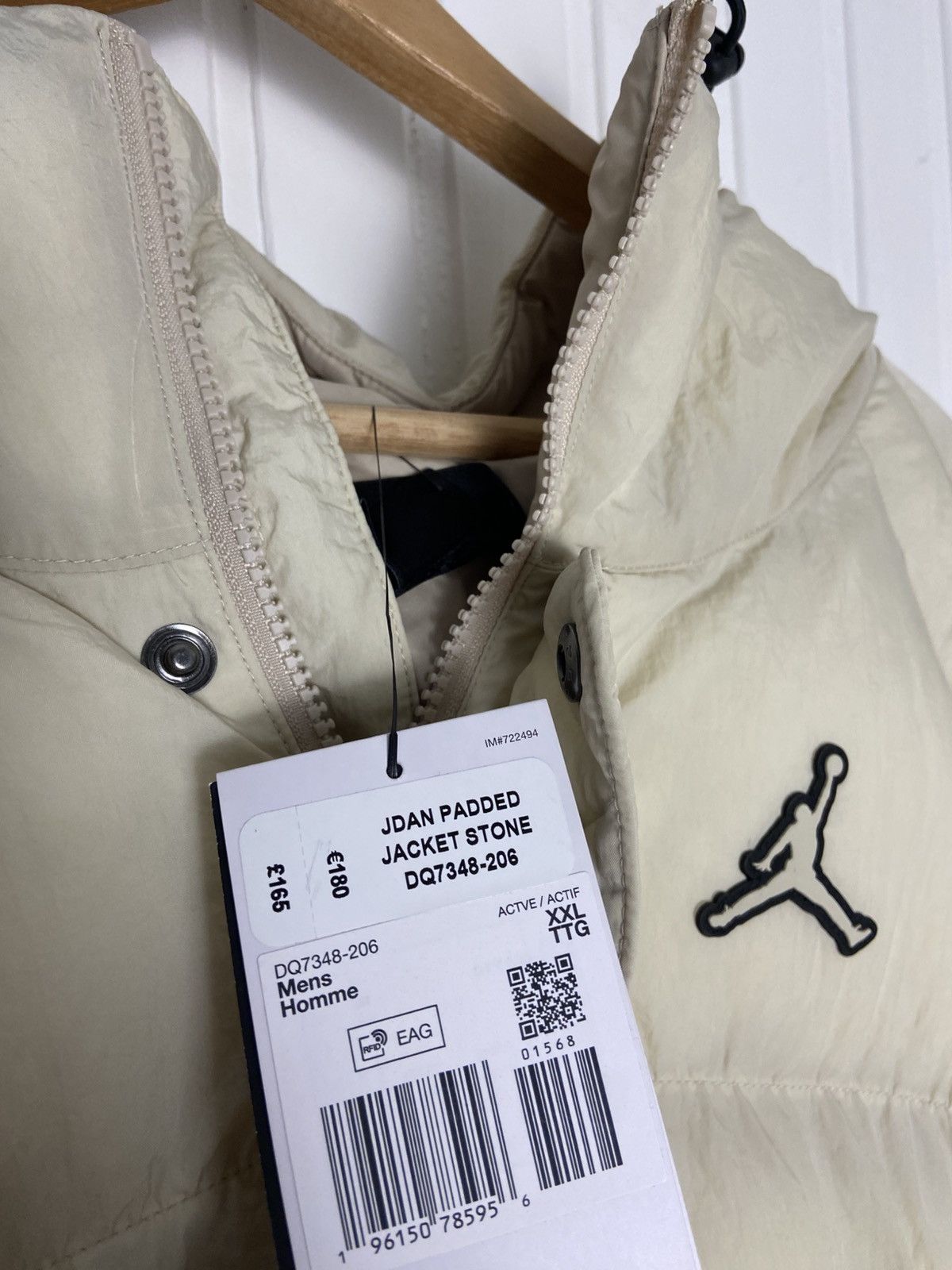Jordan Brand New Jordan Padded Jacket Beige Size XXL Size US XXL / EU 58 / 5 - 3 Thumbnail