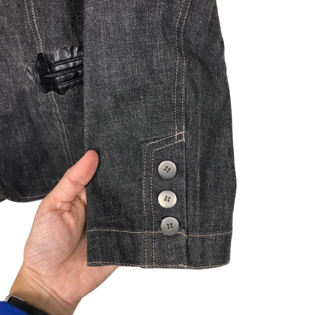 Issey Miyake 📌Vintage Chore Worker Denim Jacket Intellection Size US M / EU 48-50 / 2 - 16 Thumbnail