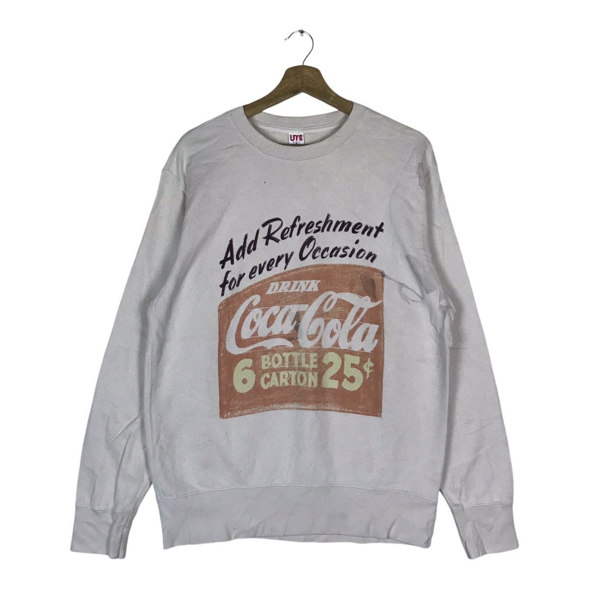 Coca Cola × Uniqlo Japanese Brand Uniqlo Collaboration with Coca Cola Pullover Size US M / EU 48-50 / 2 - 1 Thumbnail
