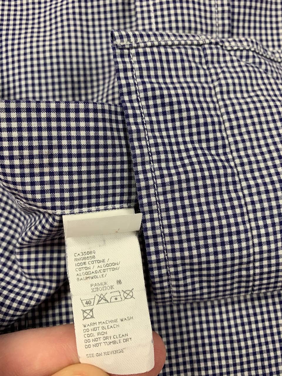 Paul & Shark Paul & Shark Men's Short Sleeve Checkered Shirt Yachting Size US XXL / EU 58 / 5 - 14 Thumbnail