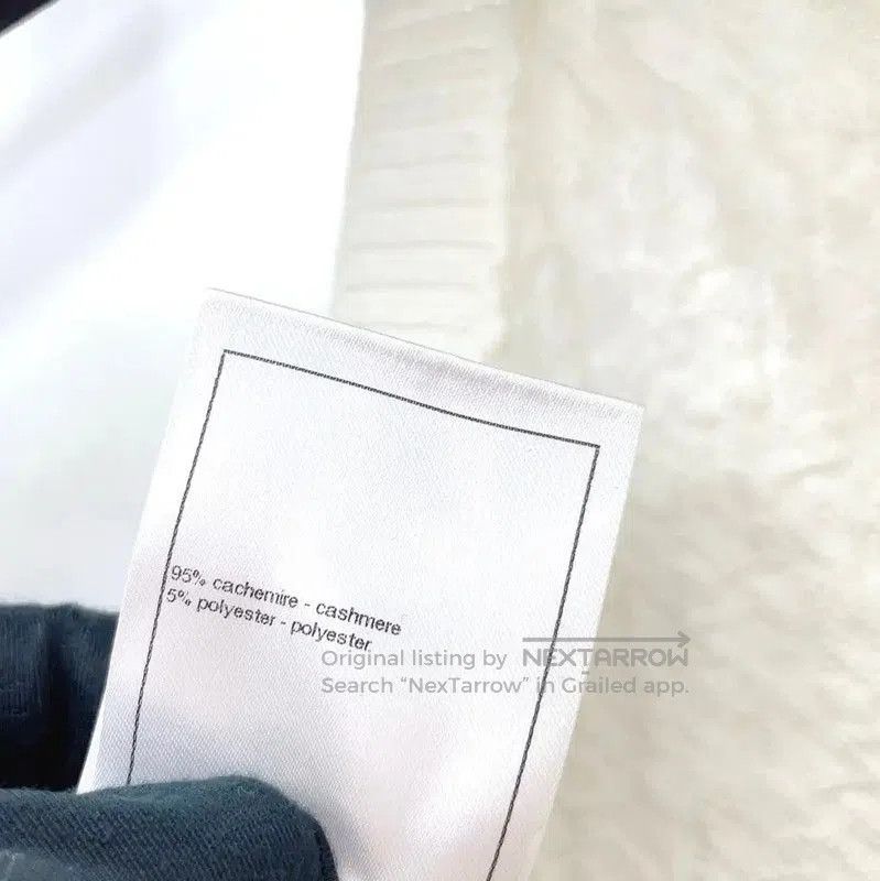 Chanel Chanel White Cashmere Women's T-Shirt . Size S / US 4 / IT 40 - 9 Thumbnail
